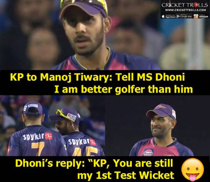 MS Dhoni's epic reply to commentator Kevin Pietersen