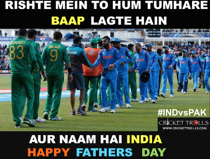 India vs Pakistan ICC Champions Trophy 2017 Final on Fathers day