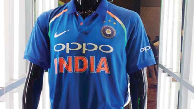 Team india oppo jersey