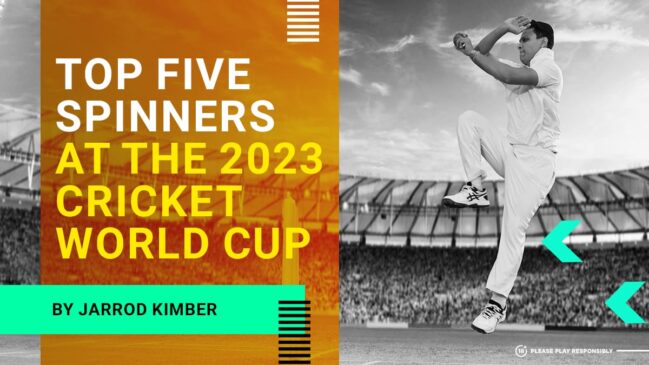 Top five spinners at the 2023 Cricket World Cup
