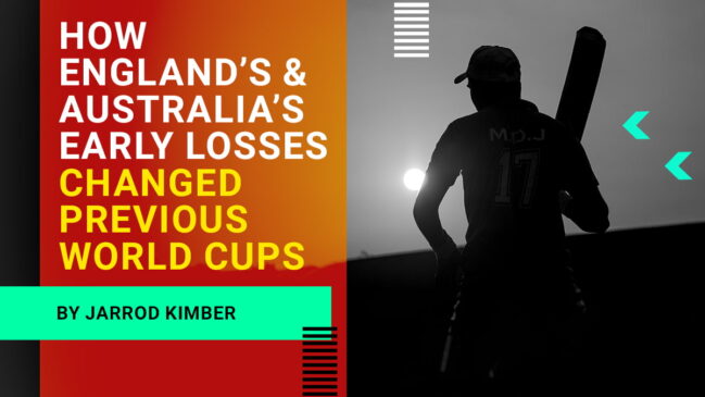 How England’s and Australia’s early losses changed previous World Cups