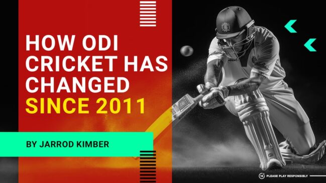 How ODI cricket has changed since 2011