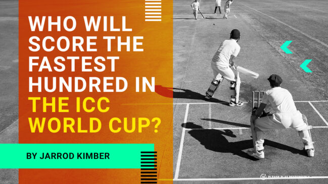 Who will score the fastest hundred in the ICC World Cup?