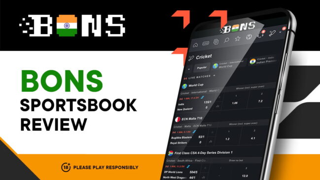 Bons review India: Features, sportsbook, casino, and more