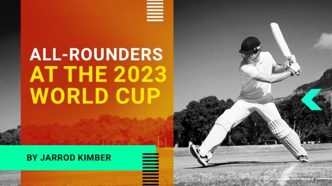 All-rounders at the 2023 World Cup