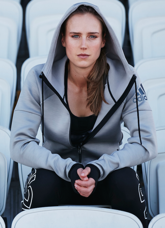 Ellyse Perry ad shoot Adidas