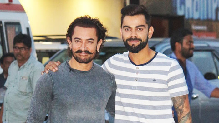 Aamir Khan, Virat Kohli cricket, Bollywood