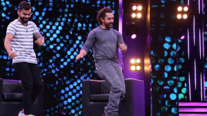 Aamir Khan, Virat Kohli dance