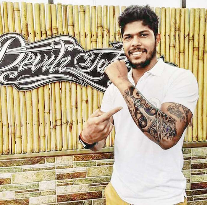 Cricketers and their tattoos | Mumbai indians, Bold haircuts, Mumbai indians  ipl