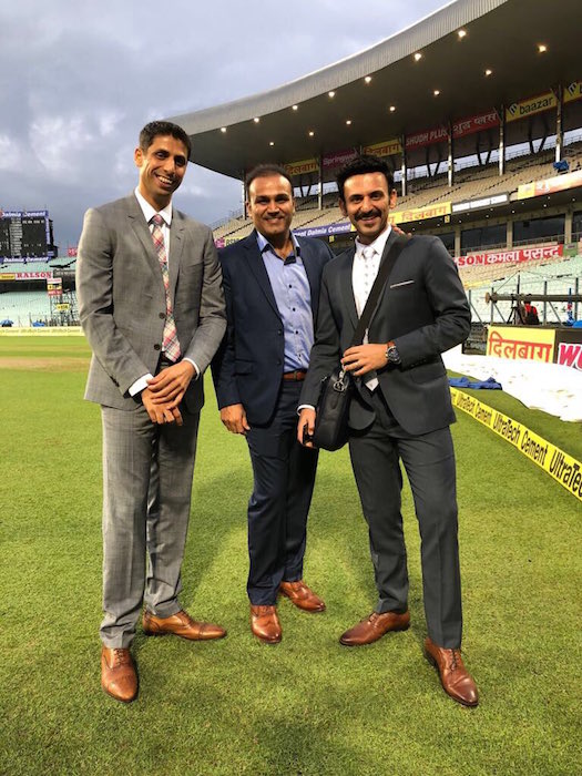 Ashish Nehra, Jatin Sapru, Virender Sehwag