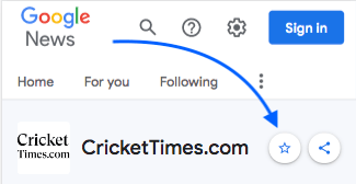 تابع CricketTimes.com على أخبار Google