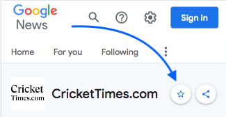 Siga CricketTimes.com no Google Notícias