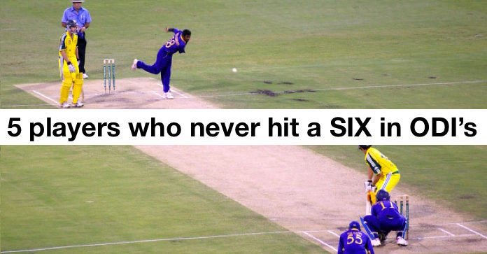 5 Batsmen who didn’t hit a six in their ODI careers