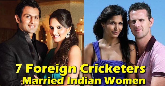7 Foreign cricketers who married Indian women