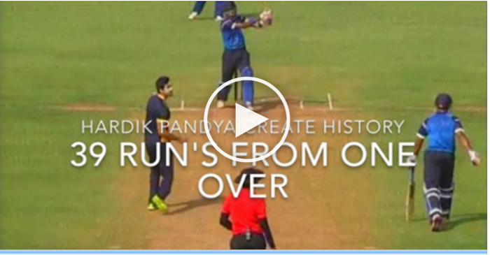 VIDEO: When Hardik Pandya hit record 39 runs in an over