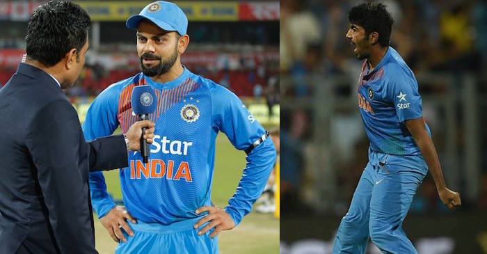REVEALED! What did Virat Kohli told Jasprit Bumrah during the last over of 2nd T20I against England