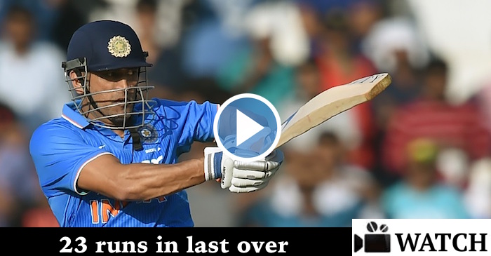WATCH: MS Dhoni’s last innings as Captain in Indian jersey