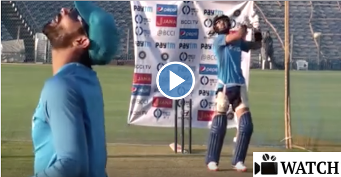 WATCH: Virat Kohli in action at the nets ahead of the 2nd ODI against England