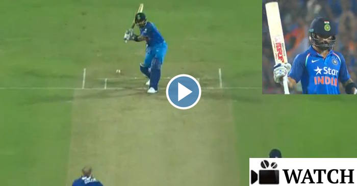 WATCH: Virat Kohli’s 27th ODI ton in the series opener against England at Pune