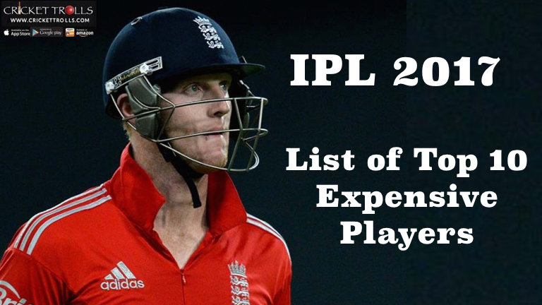 List Of Top 10 Most Expensive Players Bought In The IPL Auction 2017