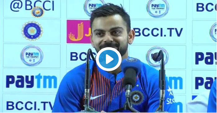 WATCH: Virat Kohli trolls the journalist who questioned him about his form as an opener