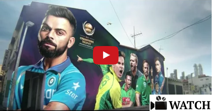 The most awaited promo of ICC Champions Trophy 2017 is now out; you’ll definitely say ‘Wow’ after watching it!