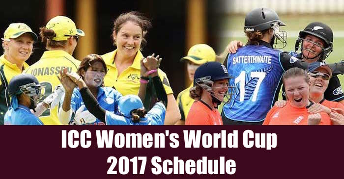 ICC Women’s World Cup 2017: Full Schedule