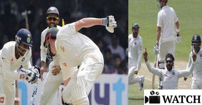 WATCH: Ravindra Jadeja foxes Matt Renshaw in the first innings of Bengaluru Test