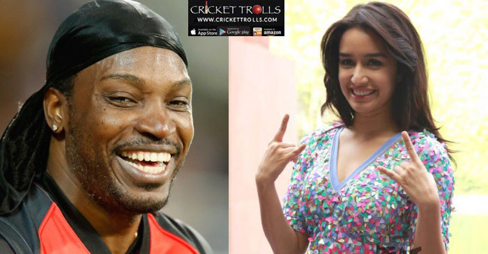 When Chris Gayle wished actress Shraddha Kapoor for her upcoming film ‘Haseena’