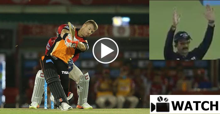 WATCH: David Warner smashing 4 massive sixes against Kings XI Punjab
