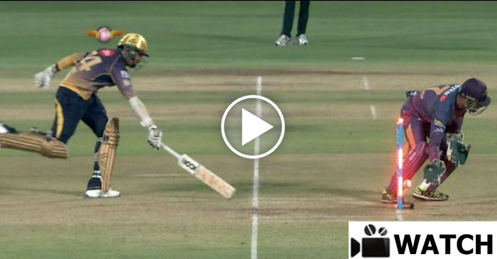 WATCH: MS Dhoni’s master-class to run-out Sunil Narine