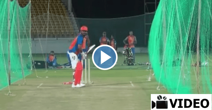 WATCH: Gujarat Lions’ skipper Suresh Raina smashing a SIX during the practice session