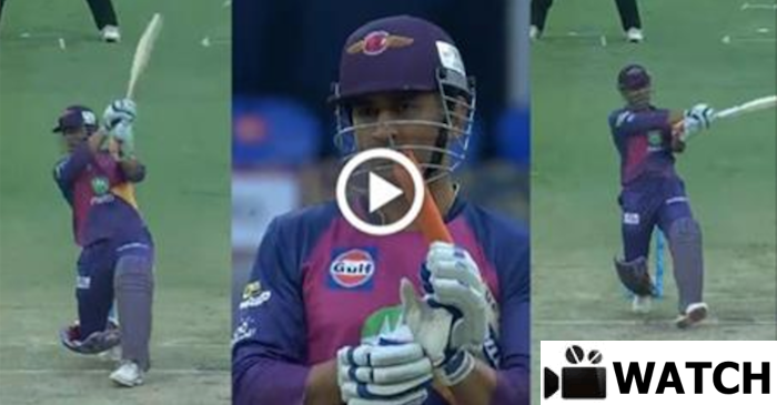 WATCH: MS Dhoni hitting two back to back sixes on Bhuvneshwar Kumar’s bowling