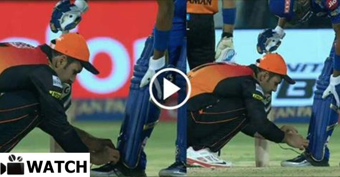 WATCH: Mohammad Nabi shows the ‘Spirit of cricket’; ties Hardik Pandya’s shoe laces