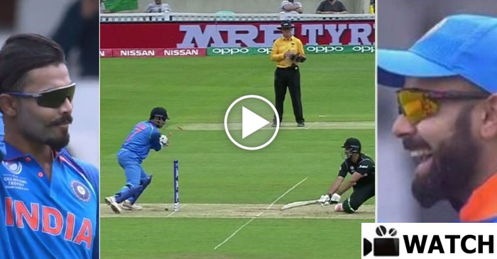 WATCH: Lightening fast MS Dhoni sends Colin de Grandhomme packing