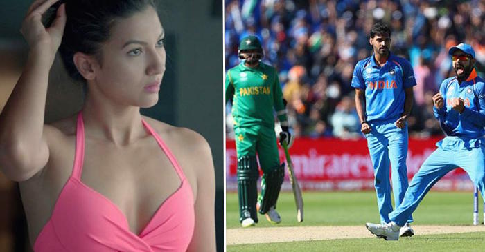 A cricket fan calls Indian actress Gauhar Khan ‘Pakistani’ & she gave him a befitting reply