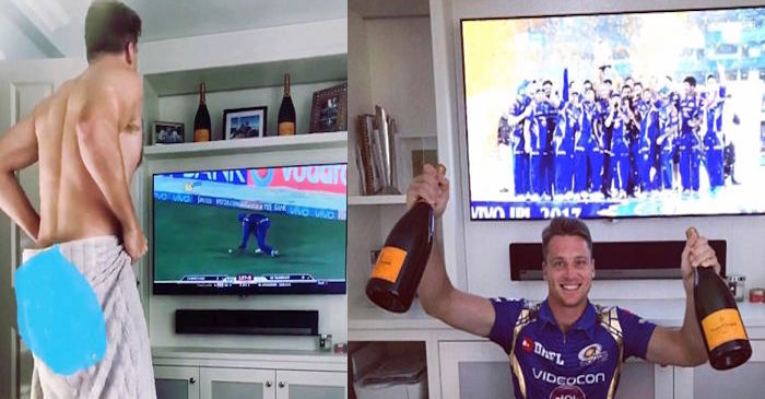 Jos Buttler reveals the reason behind his naked celebration after Mumbai Indians won the IPL 2017 title