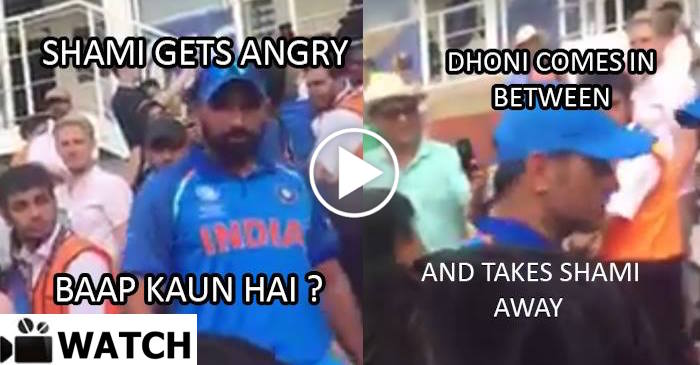 VIDEO: Mohammed Shami reacts to ‘Baap Kaun Hai?’ taunt by Pakistan Cricket Team fans