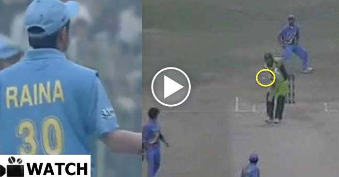 WATCH: Inzamam ul Haq given out obstructing the field during an ODI against India