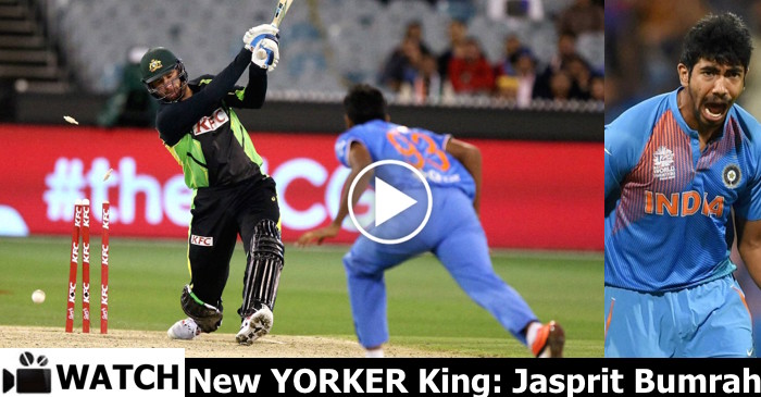 This video is enough to prove why Jasprit Bumrah is the new yorker king