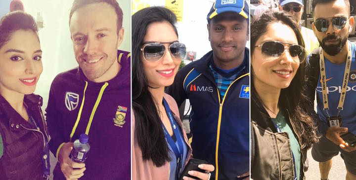 These selfies of Pakistan sports anchor Zainab Abbas with cricketers have gone viral on the internet