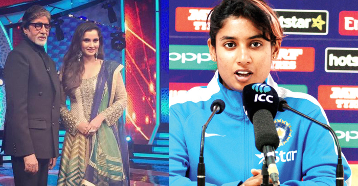 Amitabh Bachchan, Sania Mirza and others laud Mithali Raj for giving an epic reply when asked about her favourite male cricketer