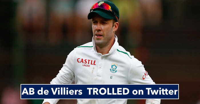 AB de Villiers gets trolled for his tweet regarding the Proteas run-chase against England