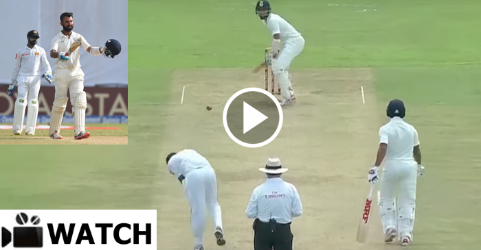 WATCH: Cheteshwar Pujara’s classy century against Sri Lanka at Galle