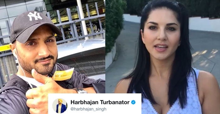 Check out Harbhajan Singh’s respect message for Sunny Leone