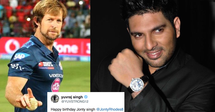 Jonty Rhodes replies to Yuvraj Singh’s birthday message; win hearts of Indian fans