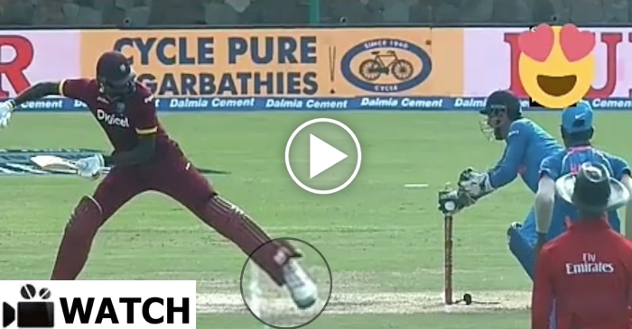 WATCH: Lightning fast MS Dhoni sends Jason Holden packing