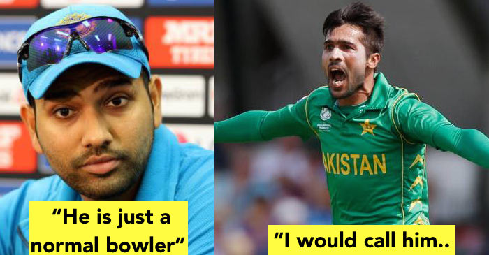Mohammad Amir gives a fitting reply to Rohit Sharma’s comments