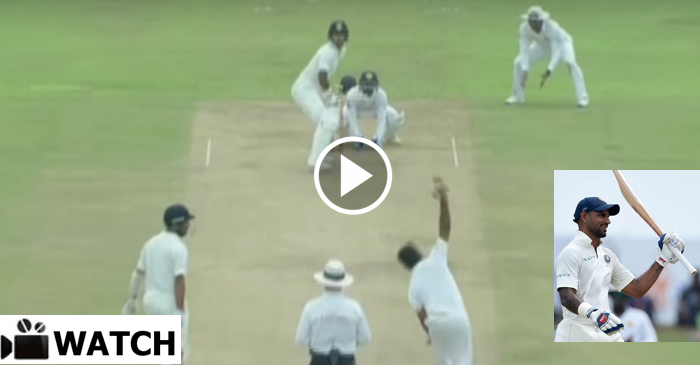 WATCH: Shikhar Dhawan’s 190 run-knock against Sri Lanka at Galle