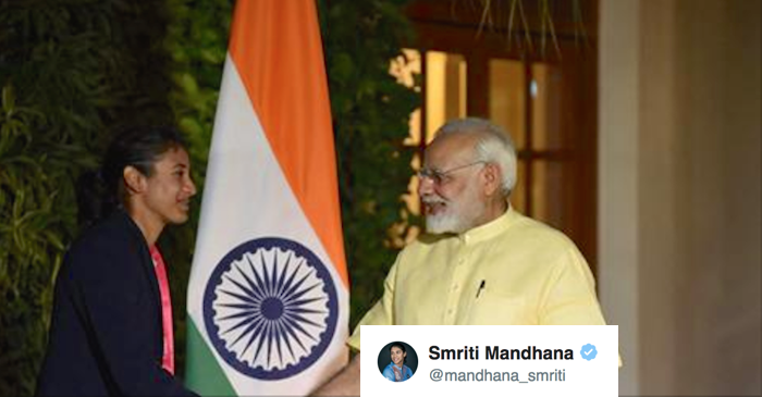 Smriti Mandhana’s reply to PM Narendra Modi is winning hearts